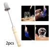 2X 2Pcs Cupping Torch Fire Cupping Stick Stainless Steel Ignition Stick Chinese Acupoint Massage Tool Vacuum Cupping Therapy Kit view 3