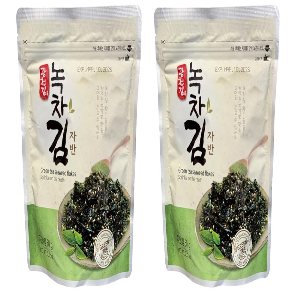 Seaweed Group (2 PACKS, GREEN TEA SEAWEED FLAKES)
