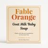 FABLE ORANGE Organic Handmade Goat Milk Baby Soap, Natural Gentle Cleansing, 100g, Made with Organic Olive Oil, Shea Butter, For Sensitive Skin, Newborns and Infants view 4