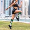 BSKGOHP Green Cactus Print Compression Socks For Women And Men Fors Running Nursing Athletic view 2
