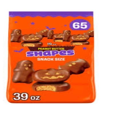 Halloween Jack O' Lantern Ghost Bats Shaped Chocolate 39oz Bag Trick or Treating