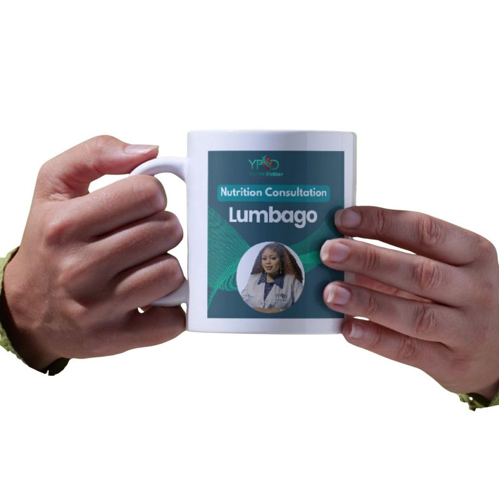 Lumbago Nutrition Customized mugs | Made By YourFide Dietitian Nutritionist