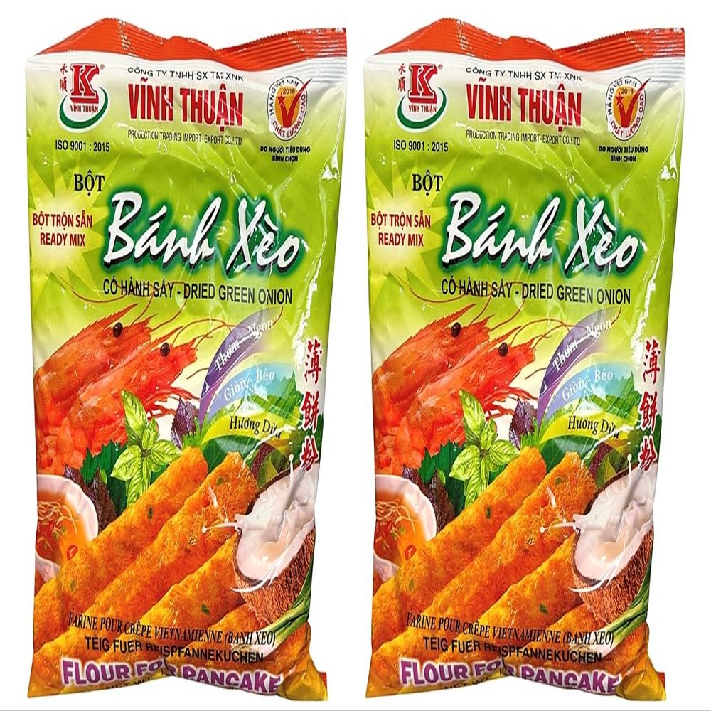 Fried Batter Mix Group (2 PACKS, DRIED GREEN ONION PANCAKE FLOUR)