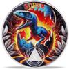 10 Year Dinosaur Hatch Sobriety Coin Breaking Through NA Medallion Fun & Powerful Token for Recovery & Clean Time Empowering NA AA Chips Gift for Men & Women view 1