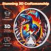10 Year Dinosaur Hatch Sobriety Coin Breaking Through NA Medallion Fun & Powerful Token for Recovery & Clean Time Empowering NA AA Chips Gift for Men & Women view 4