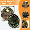 10 Year Phoenix Sobriety Coin Rebirth in Sparks NA Medallion Spiritual Token for Recovery & Clean Time Empowering NA AA Chips Gift for Men & Women view 3