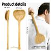 15.75" Heart-Shaped Bamboo Back Scratcher with Airbag Cushion Elastic & Gentle on Skin, Relieves Itching & Massages Back, Shoulders, Legs, Suitable for Women ,Men & Adults (A-Pure Wood Color) view 4