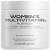 Codeage Womens Multivitamin Platinum - Vitamins A D3 K1 K2 B12 & Minerals, CoQ10, Skin, Hair & Nails Complex, Collagen, Botanicals, Probiotics, Fermented Greens, Lutein, Astaxanthin - 90 Capsules view 1