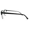 Incredible Bargains The Astoria Stylish Round Reading Glasses, Unisex Retro Browline Style Readers + 2.00 Black with Silver view 3