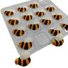 Edible Candy 3D Bee Cake Decorations Dessert Sugar Sprinkles for Cake Decorating Cookie DIY Cupcake Topper Icing Frosting Decoration Birthday Halloween Christmas Party Supplies view 4