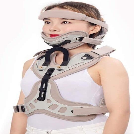Head Neck Chest Orthosis, Spinal Back Spine Orthosis, Adjustable Cervical Thoracic Orthosis Support, U Lumbar Support,A