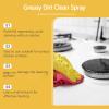 LinBomZony Heavier Duty Kitchen Cleaner Spray, Powerful Degreasing Foam, for Stove Range Hood, Oven, Grilled & Grease Trap, Removes Tough Oil Stains Burnt-On Food Non-Toxic, Quick-Dissolving (2PCS) view 4