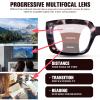 YUKANG Progressive Multifocal Reading Glasses for Women Men BTBlue 2.5 view 3