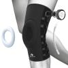 Kuangmi Knob Knee Brace, Knee Compression Sleeve with Patella Gel Pad & Side Stabilizers, Support for Sports, Workout, Pain Relief, Arthritis, Meniscus Tear (Left,Medium,Single) view 1