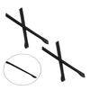 2 Pairs Ear Socks Replacement Temple Sleeves for Oakley Cartridge OX5137 Eyeglasses Frame, Silicone Soft Black Ear Tips view 4