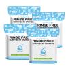 100 PCS Disposable Rinse Free Bath Sponges, No Rinse Bathing Wipes for Adults, Soap Infused Dry Shower Wipes for Elderly, Bedridden, Camping, Post Surgery(25 Count 4 Pack) view 1