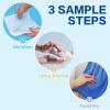 100 PCS Disposable Rinse Free Bath Sponges, No Rinse Bathing Wipes for Adults, Soap Infused Dry Shower Wipes for Elderly, Bedridden, Camping, Post Surgery(25 Count 4 Pack) view 4