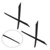 2 Pairs Ear Socks Replacement Temple Sleeves for Oakley Futurity OX8052 Eyeglasses Frame, Silicone Soft Black Ear Tips view 3