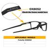 2 Pairs Ear Socks Replacement Temple Sleeves for Oakley Futurity OX8052 Eyeglasses Frame, Silicone Soft Black Ear Tips view 4
