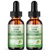 2 Packs 5000mg Citrus Bergamot Liquid Drops,Reduce Triglycerides Bergamot Supplement for High Cholesterol, Immune Support for Anti Aging,Antioxidant,Lime Bitter,Natural Olive Leaf Extract,4 Fl Oz view 1