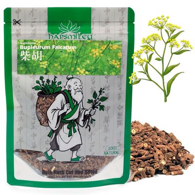 Hapsmiley Dried Bupleurum Root (Chai Hu) Bulk Herb Raw Material, 3.5oz 100g