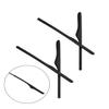 2 Pairs Ear Socks Replacement Temple Sleeves for Oakley OX3122 OX3125 OX5089 OX5148 Eyeglasses Frame, Silicone Soft Black Ear Tips view 4