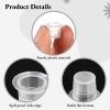 1000-Pack Pigment Ink Cups, 0.47 Small Disposable Body Marking Containers for Skin Art view 3