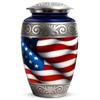 Cremation Urn for Ashes Adult Male - Decorative Funeral Urns for Human Ashes - Honor Your Loved One with Burial Urns (White, Large)