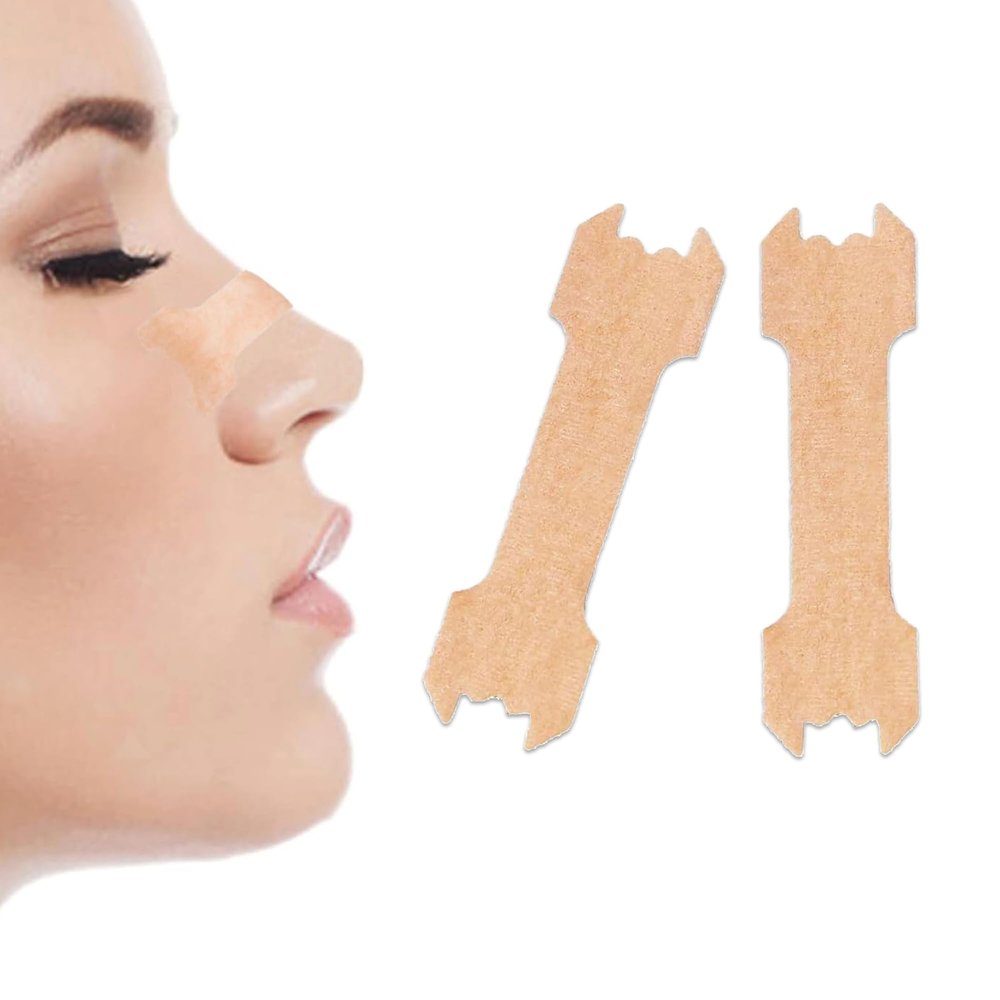 30 Pcs Tan Nasal Strips, Extra Strength, Clear, for Sensitive Skin, Drug-Free, Snoring Solution & Nasal Congestion Relief