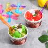 1500 Pcs Mini Plastic Tasting Spoons, 3 Inch Disposable Small Taster Spoons for Ice Cream, Dessert, Yogurt, Cake, Jello, Pudding, For Party Wedding Celebrations, 5 Colors view 4