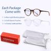 ANDWOOD Blue Light Blocking Glasses Women Men Computer Small Face Frame Bluelight Blocker Teens Round Frame 2 Pack Tortoise Clear view 4