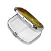 Rustic Chicken Pill Box Portable Mini Pill Organizer Case view 2