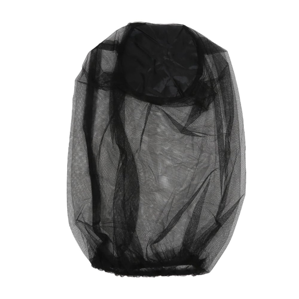 SHANLILY Durable Mosquito Head Net Mesh Hat Face Netting Lightweight Protective Cover Fly Insects Bugs Preventing for Camping Hiking Fishing Outdoor Activity(Gray 2pcs)