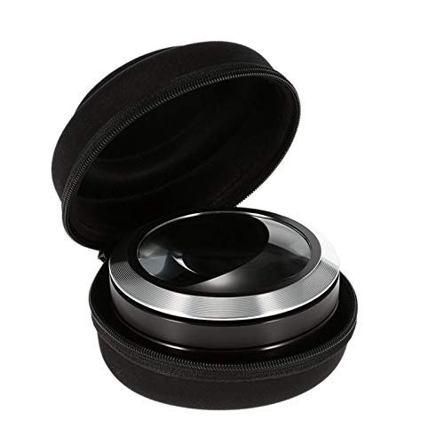 PUCNHZYNW Magnifying 6X 75 mm Illuminated Desktop Magnifier Multifunctional Dome Paperweight Lens Reading Loupe with LED Light for Low Vision Aids Beautiful Scenery