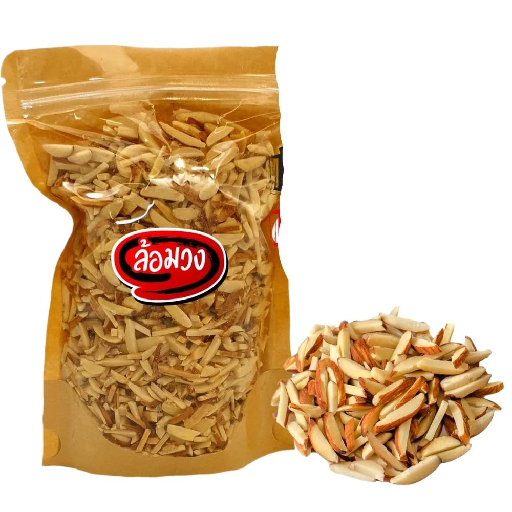 Almond Sticks with Skin (Sliced Almonds/Blanched Slivered Almonds), 500g