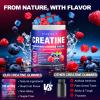 KUKALY Creatine Monohydrate Gummies for Men & Women, 8500MG Creatine Gummies Sugar Free Mixed Flavored with L-Taurine, BCAA 2:1, B12 B6 for Boost Strength, Focus & Endurance, Vegan, Non-GMO, 120pcs view 3