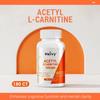 Heivy Acetyl L-Carnitine 500 mg (2 Pack), Amino Acid, Suppots Brain & Nerve Health, Non-GMO, Gluten-Free,180 Capsules view 3