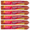 Bridgford Pepperoni Slicing Stick, 7 oz Pack of 6 - Naturally Smoked Pepperoni Stick for Pizza, Sandwiches and Charcuterie - High Protein, Zero Carb, Ready-to-Eat, Keto Snack for On-the-Go Snacking view 1