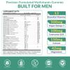 2 Pack Mens Multivitamins Gummies- Methylated Multivitamin for Men with COQ 10, Vegan Omega 3, Vitamins A C E D3 K2 B6 B12 B1 B2, Daily Mens Vitamins for Energy, Immunity, Sugar Free, 120 count view 2