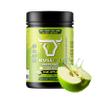BULLFIT Pre Workout Powder, Support for Men & Women, L Citrulline, Creatine, Beta Alanine & Electrolytes, Powdered Drink Mix with No Sucralose & Zero Sugar, 20 Srvgs (20 SRV, Sour Apple) view 1