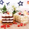 Red Pearl Sprinkles for Cake Decorating, 4 Sizes Sugar 130g/4.6oz, Cupcake, Ice Cream, Donuts, Macaron Toppings Supplies (2mm, 4mm, 7mm, 1cm) view 3