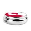 Greenland Flag Pill Box Patriotic Small Pill Case Cute Round Portable Travel Medicine Organizer for Pocket Purse view 3