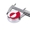 Greenland Flag Pill Box Patriotic Small Pill Case Cute Round Portable Travel Medicine Organizer for Pocket Purse view 4