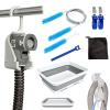 11 Pack CPAP Tube Cleaning Kit, Collapsible Wash Basin,CPAP Hose Hanger,CPAP Hose Holder for Bed,CPAP Hose Plugs,CPAP Tube Clips,Tube & Mask Cleaning Brush for 15-22mm Diameter Tubing with Storage Bag view 1