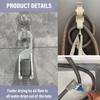 11 Pack CPAP Tube Cleaning Kit, Collapsible Wash Basin,CPAP Hose Hanger,CPAP Hose Holder for Bed,CPAP Hose Plugs,CPAP Tube Clips,Tube & Mask Cleaning Brush for 15-22mm Diameter Tubing with Storage Bag view 4
