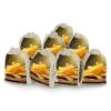 QMKVBSN 8 Pieces Muslin Bags Potato Chips Drawstring Bag Fabric Gift Pouches Bulk Sachet Reusable Grocery Bag for Jewelry Party Wedding Home Storage Bags view 1