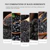 BAYUEDEGUA-Sandwich Black Sesame Pill 100g/3.52oz Black Sesame+Black Beans+Black Rice+Black Mulberry+Black Goji Berry,Nutritious snack,Crispy outside and tender inside.Contains 10 small bags. view 4