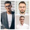 FEIVSN 2 Pack Mens Bifocal Reading Glasses Bi Focal Matel Rectangle Readers Spring Hinge Far/Near Dual-use Eyeglasses, Black + Brown Frame, +2.00 view 3