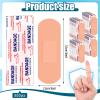 Timgle 500 Pcs 1" X 3"Adhesive Bandages Bulk Waterproof Adhesive Breathable Bandages for Sensitive Skin School Nurses Businesses Travel First Aid Kits Homeless Care Supplies Donations view 2