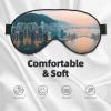 Hong Kong Printing Double-Sided Soft Eye Mask, Comfortable Eye Cover for Travel Home,Eye Mask for Travel Nap view 3